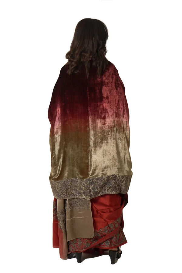 #OmbreFawn&Maroon