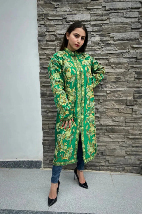 Aaranya — Kashmiri Aari Embroidery Coat
