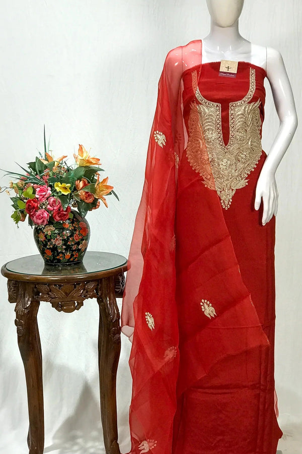 Tamreha — Kashmiri Puff Tilla Embroidery Salwar Suit