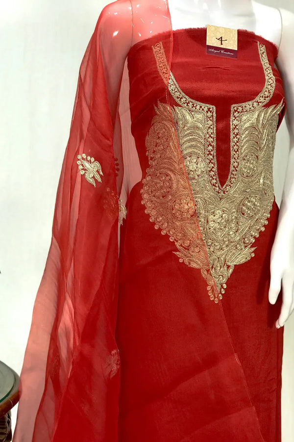 Tamreha — Kashmiri Puff Tilla Embroidery Salwar Suit