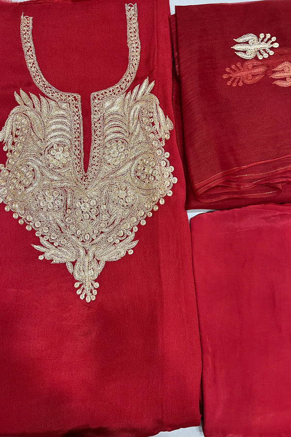 Tamreha — Kashmiri Puff Tilla Embroidery Salwar Suit