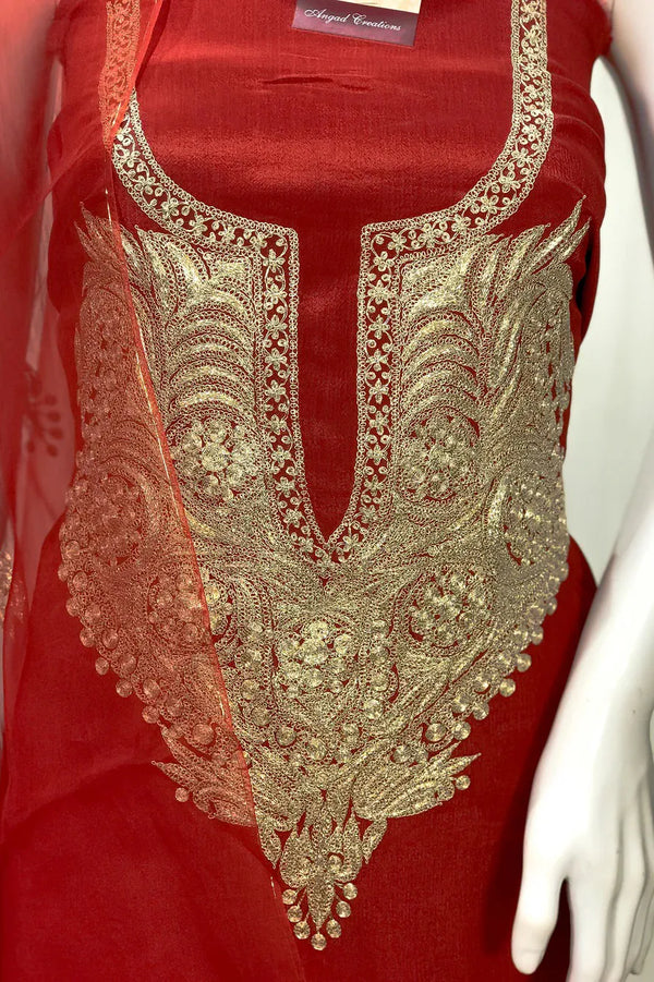 Tamreha — Kashmiri Puff Tilla Embroidery Salwar Suit