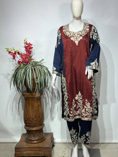 #Maroon&NavyBlue