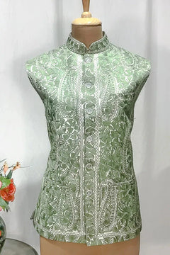 Vayur — Kashmiri Aari Nehru Jacket
