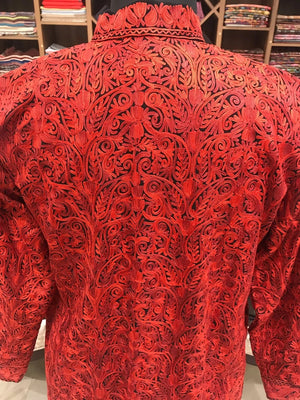 Nayel — Kashmiri Aari Embroidery Long Coat