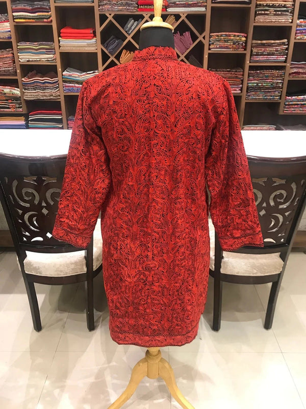 Nayel — Kashmiri Aari Embroidery Long Coat