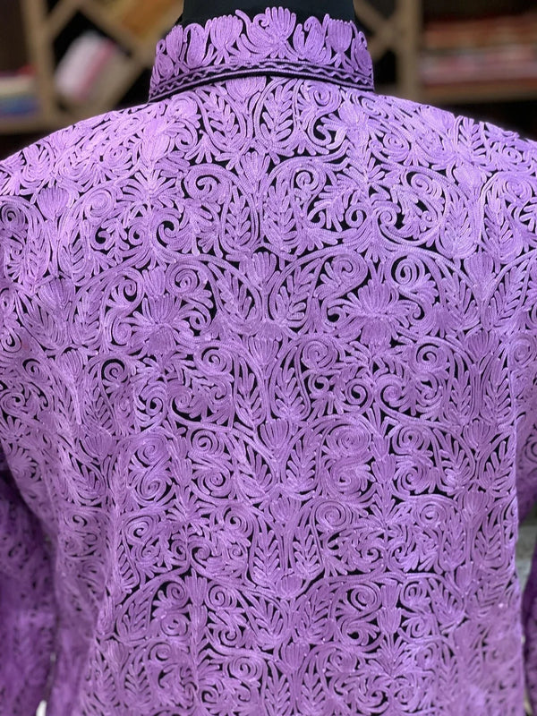 Nayel — Kashmiri Aari Embroidery Long Coat