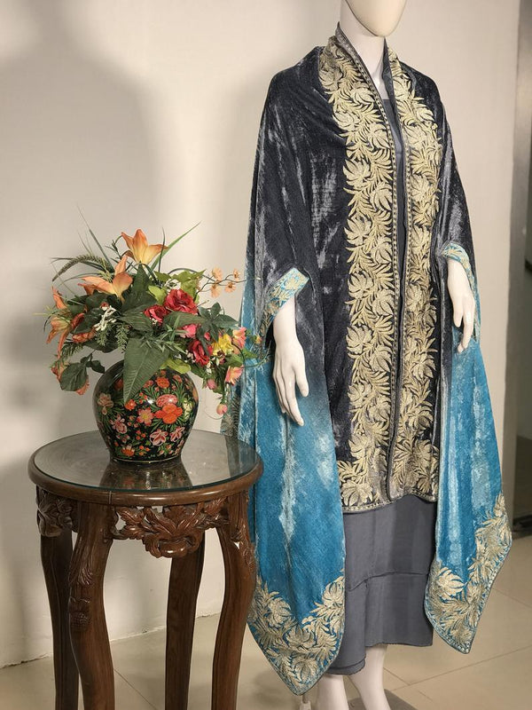 #OmbreGrey&Turquoise